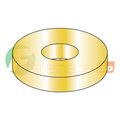 Newport Fasteners Flat Washer, Fits Bolt Size 7/16" , Steel Zinc Yellow Finish, 600 PK 602314